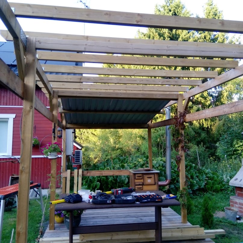 Overdækket terrasse